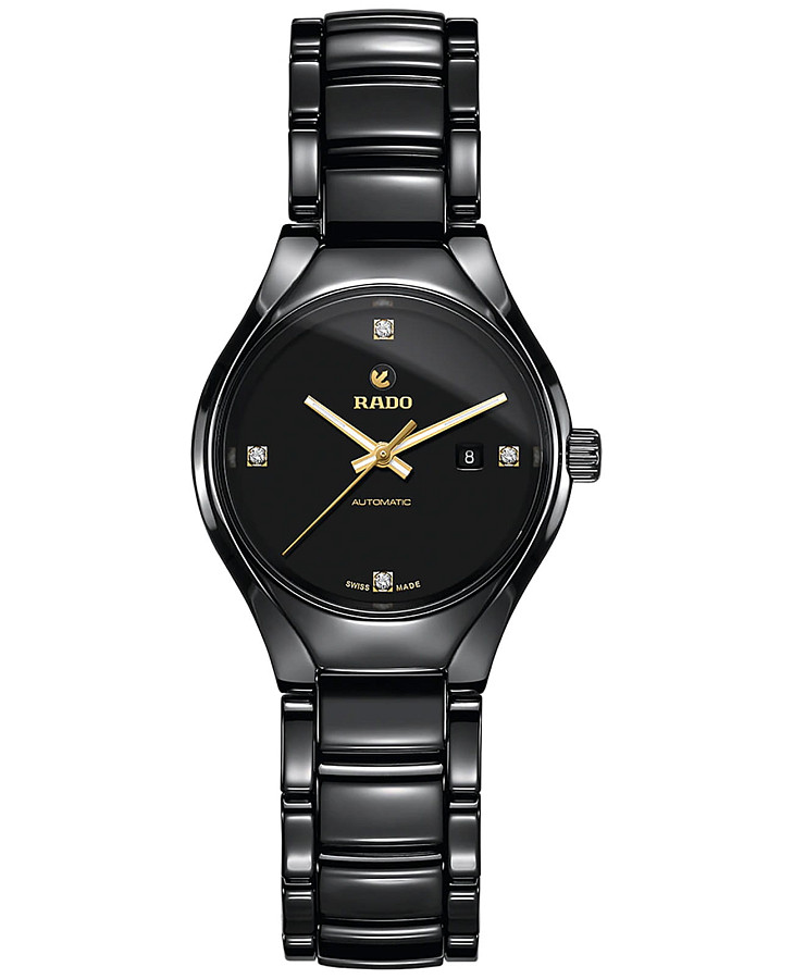 Часы Rado True Automatic Diamonds R27242712 — женские, перламутровый