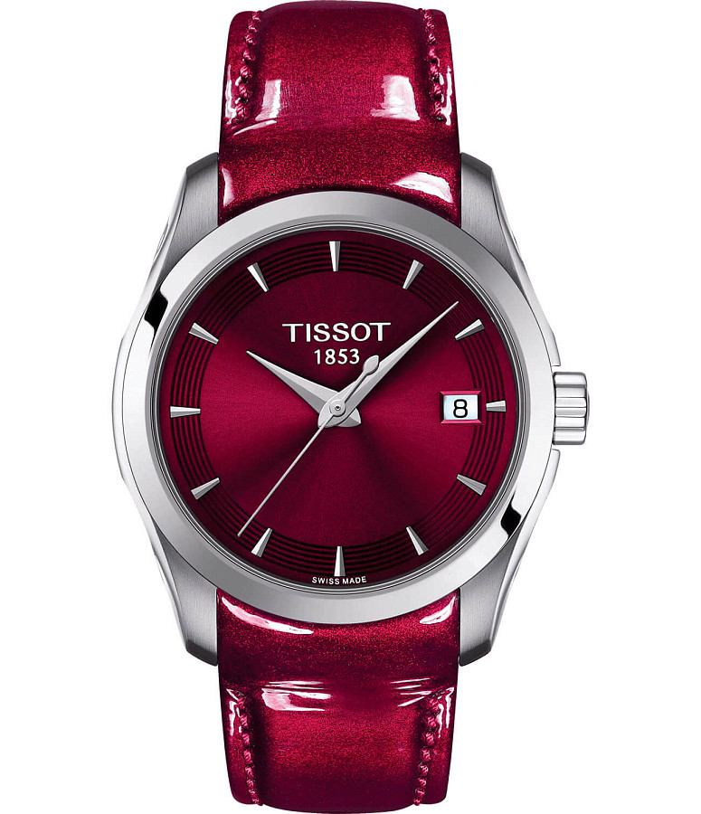 Часы Tissot Couturier Lady T035.210.16.371.01 — женские, розовый