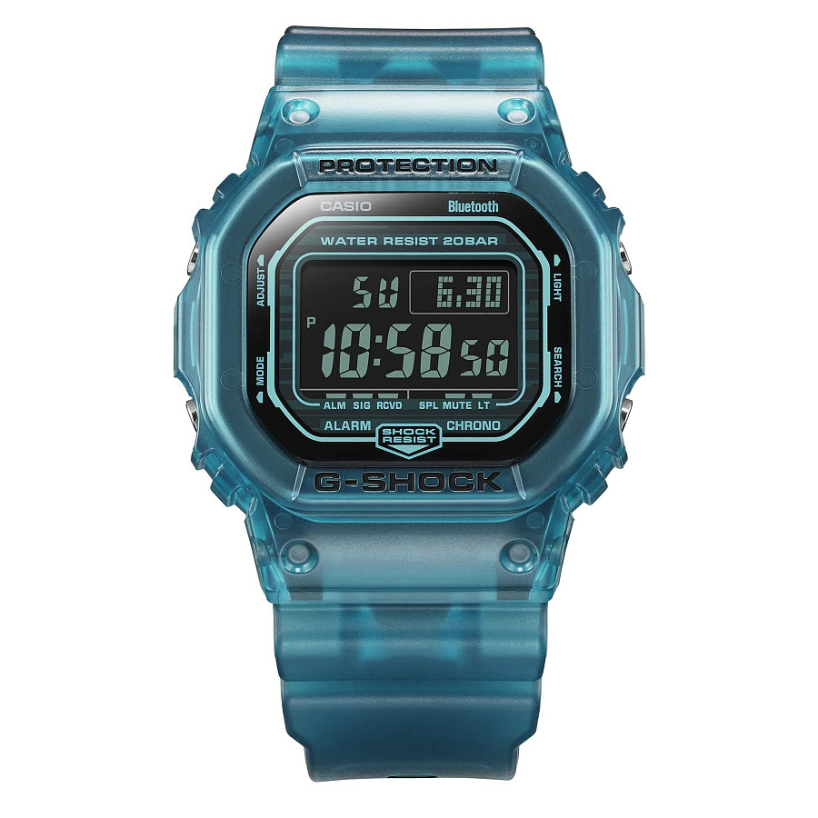 Часы Casio G-Shock DW-B5600G-2 — пластик, мужские