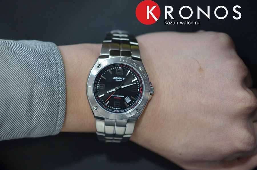 Часы Casio Edifice EF-126D-1A — нержавеющая сталь, мужские