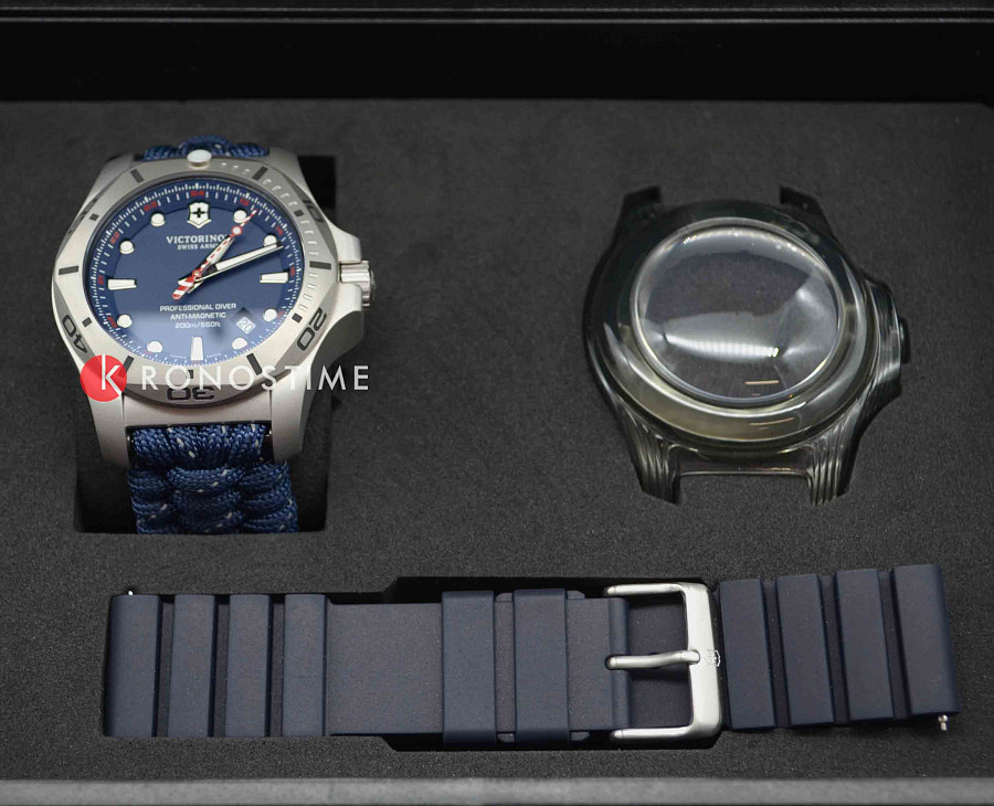 Часы Victorinox I.N.O.X. Professional Diver 241843 — синий, кварцевые