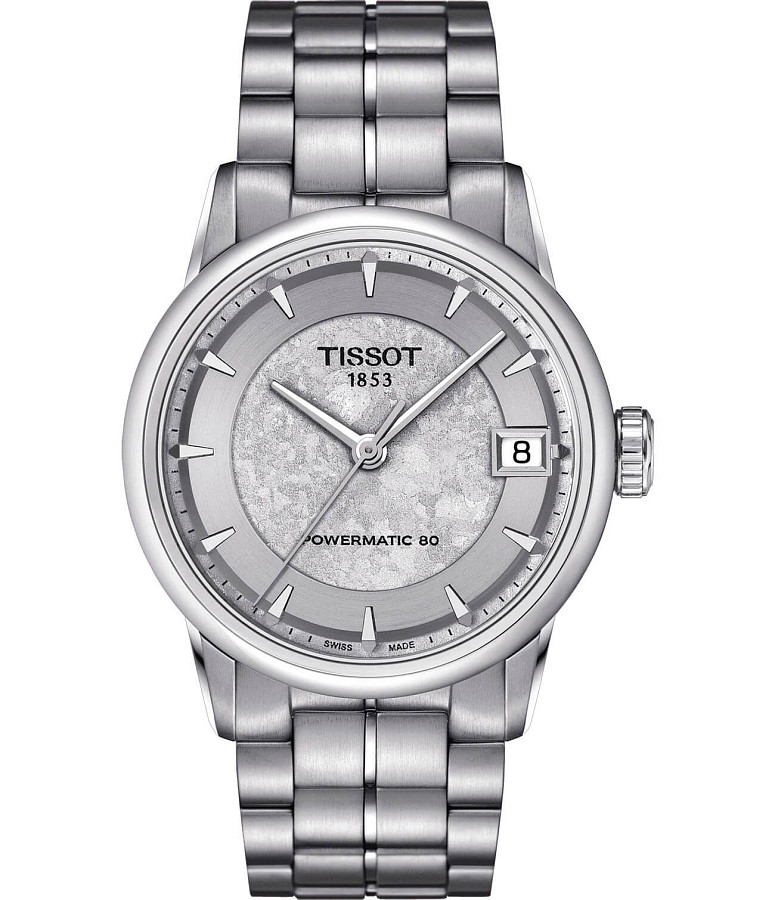 Часы Tissot Luxury Powermatic 80 T086.207.11.031.10 — женские, серебристый