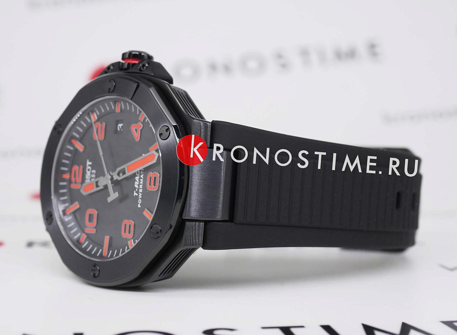 Часы Tissot T-Race Powermatic 80 T141.807.37.057.00 — черный, металл сталь