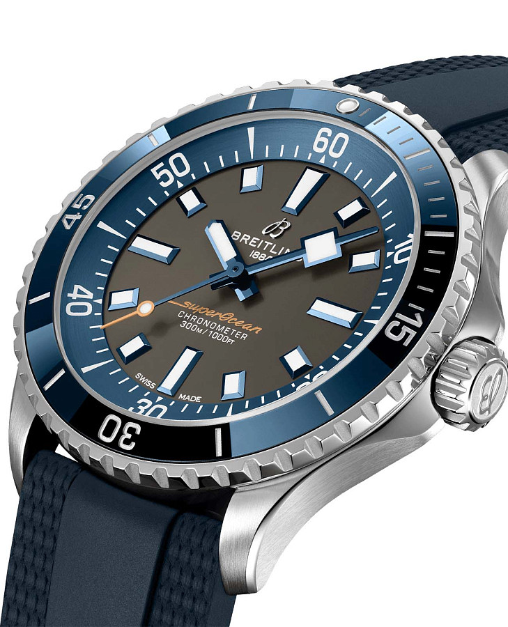 Часы Breitling Superocean Automatic 42 A173753A1B1S1 — металл сталь, Швейцария