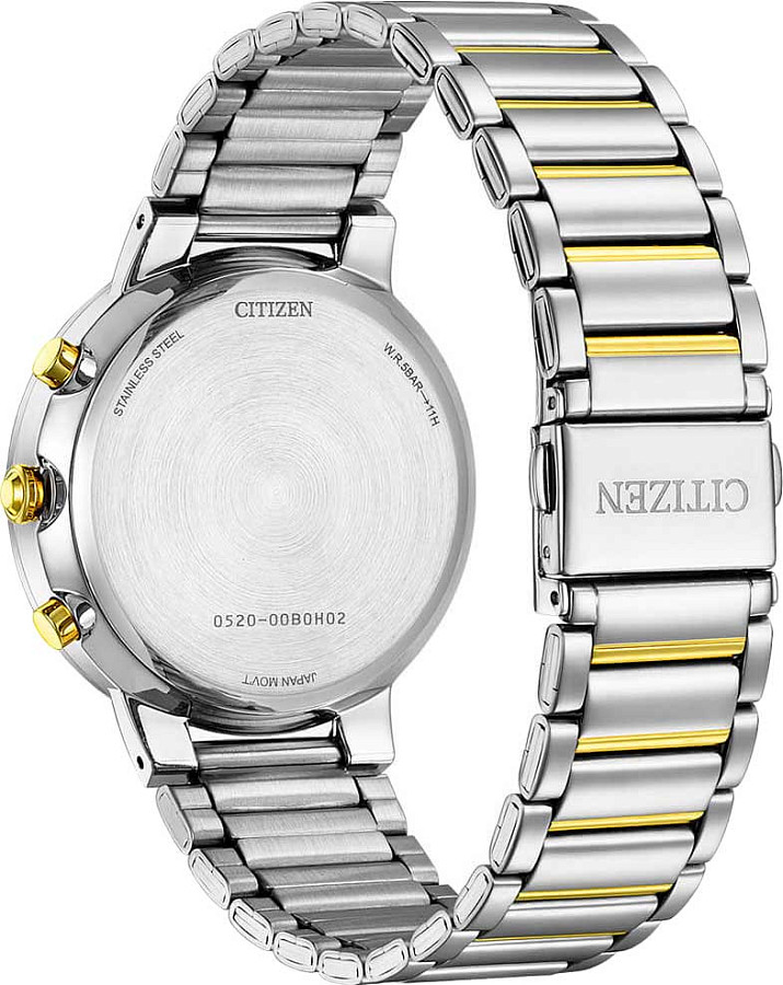 Часы Citizen Chronograph AN8224-51L — синий, сталь металл