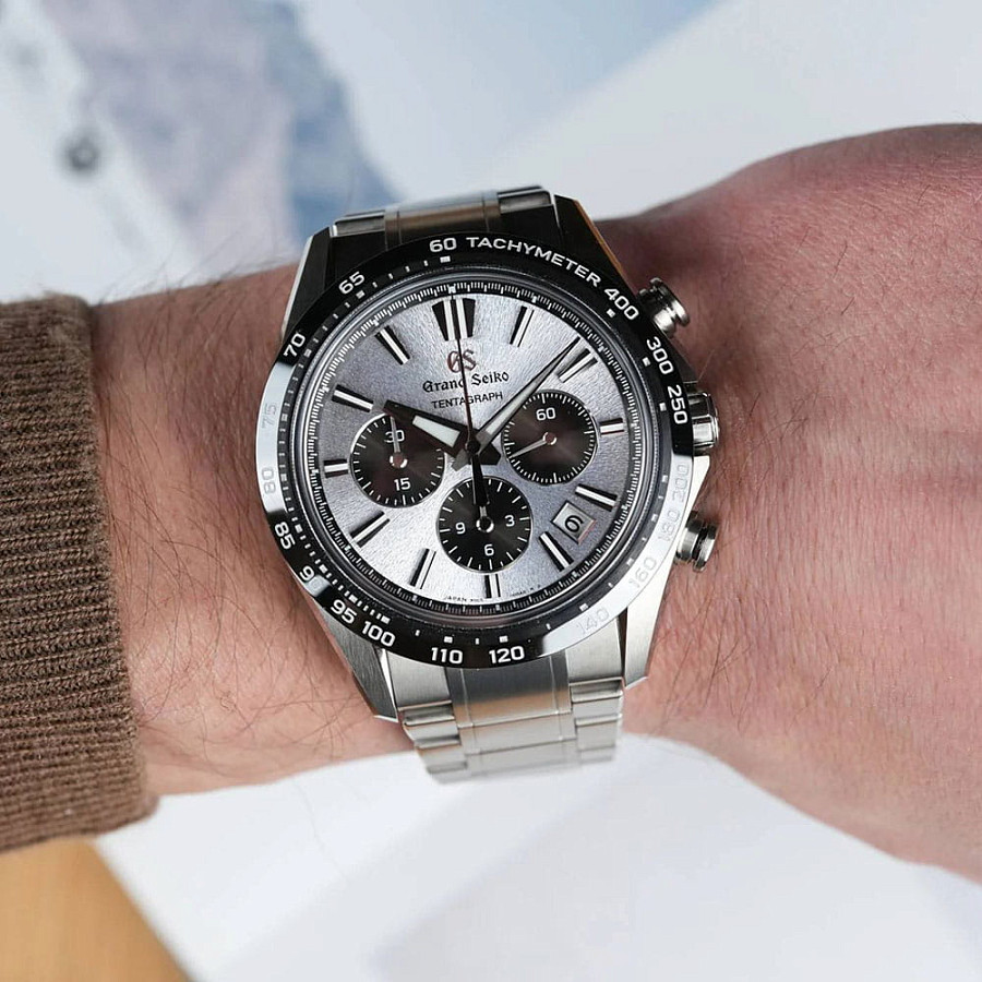 Часы Seiko Grand Evolution 9 SLGC007G — серебристый, титан