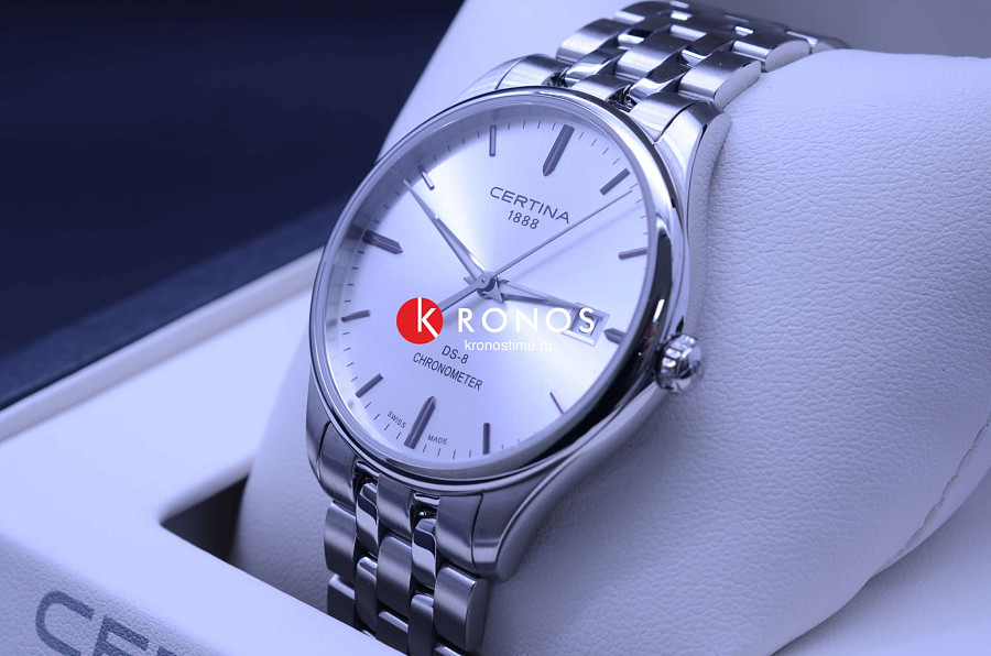 Часы Certina DS-8 Chronometer C033.451.11.031.00 — нержавеющая сталь, мужские
