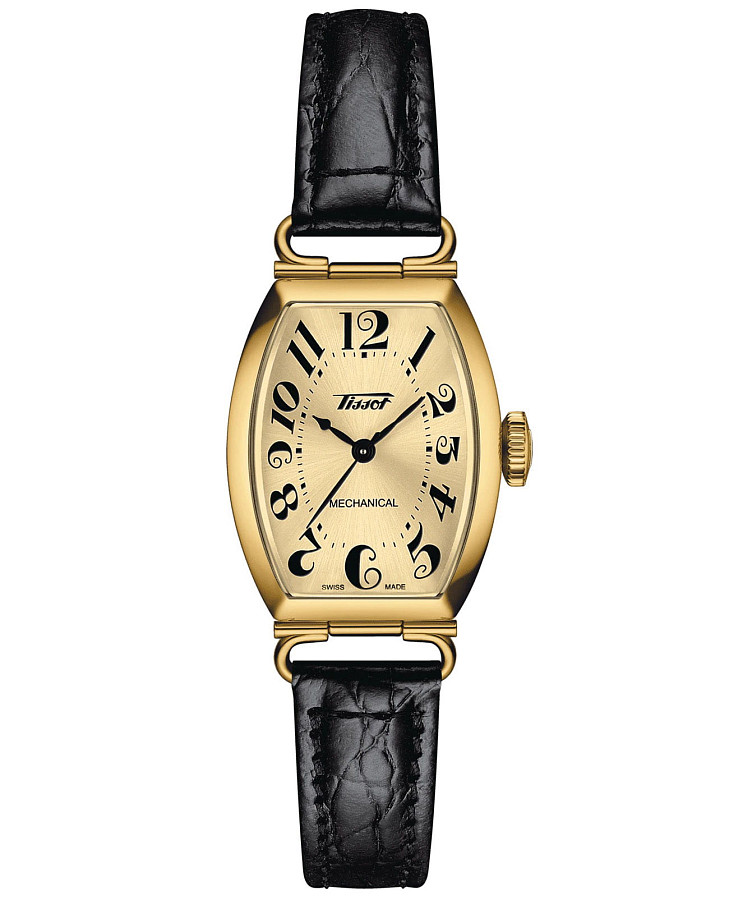 Часы Tissot Heritage Porto Mechanical T128.161.36.262.00 — женские, золотой
