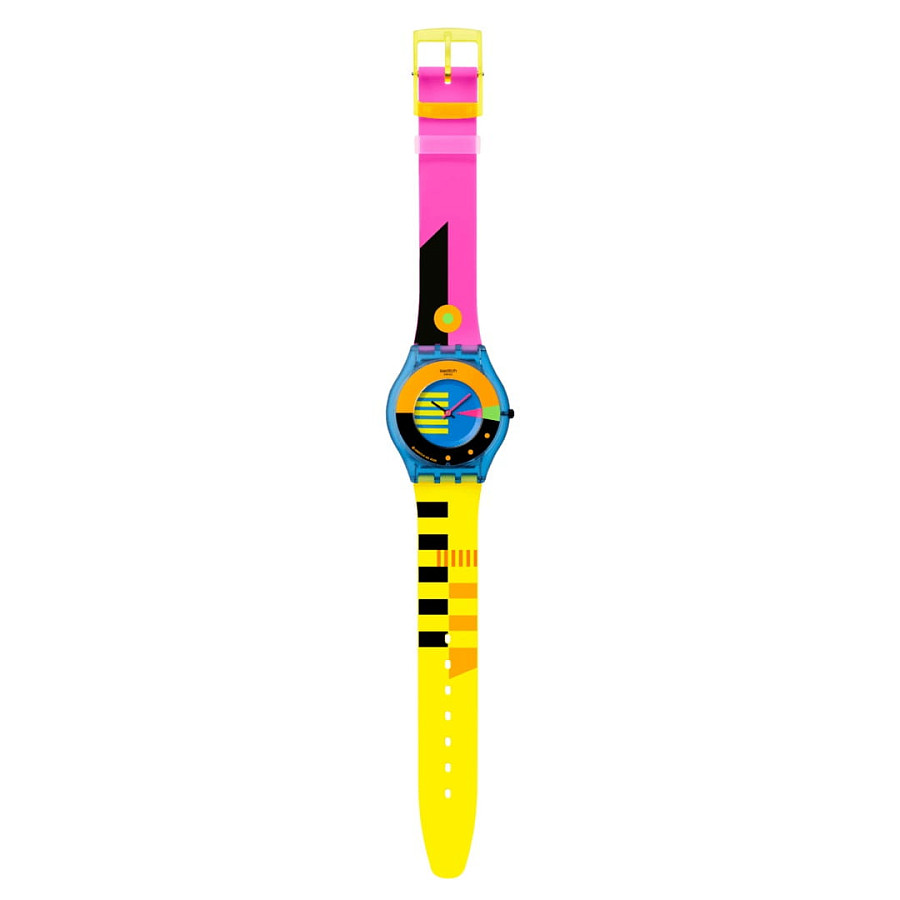 Часы Swatch Neon Flumotions SS08S101 — силикон, женские