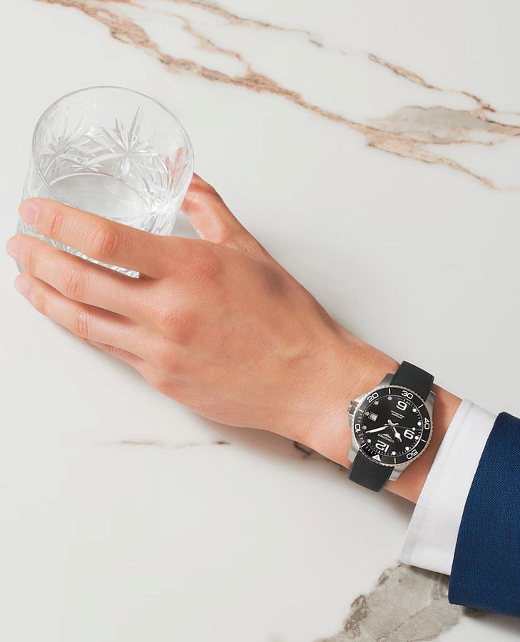 Часы Longines HydroConquest L3.780.4.56.9 — механические, Швейцария, мужские