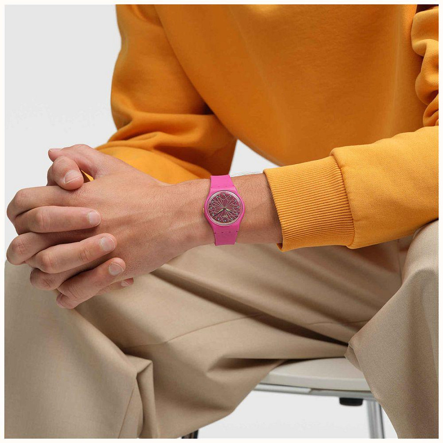 Часы Swatch Gent Biosourced Standard SO28P110 — силикон, женские