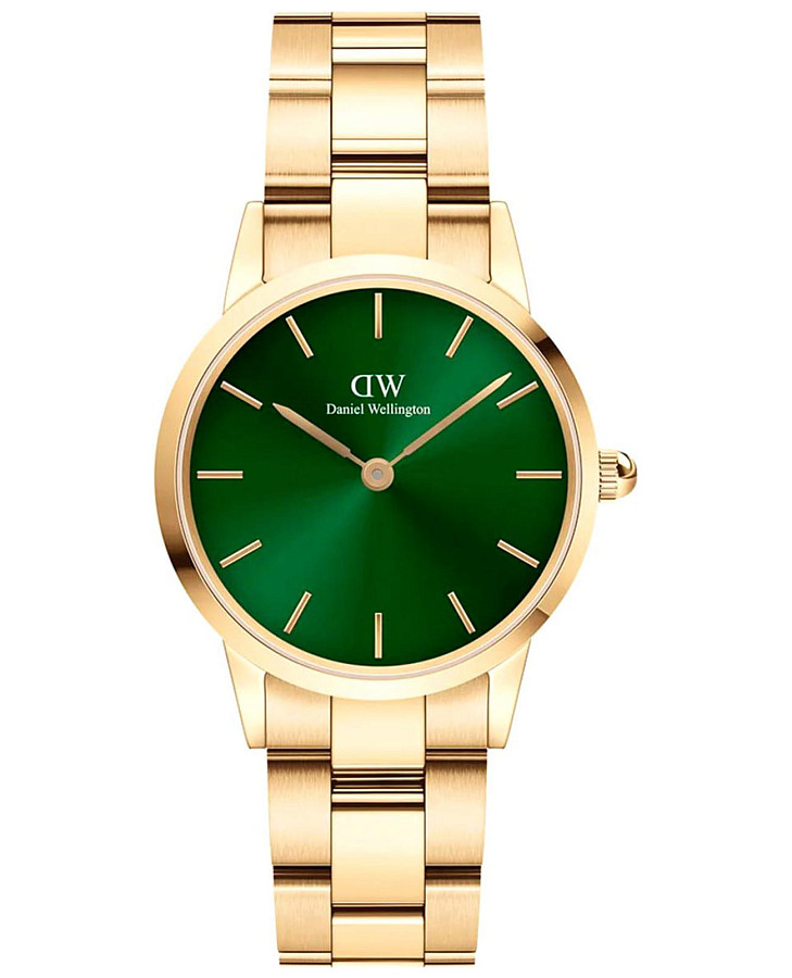 Часы Daniel Wellington Iconic Link Emerald DW00100555 — женские, зеленый