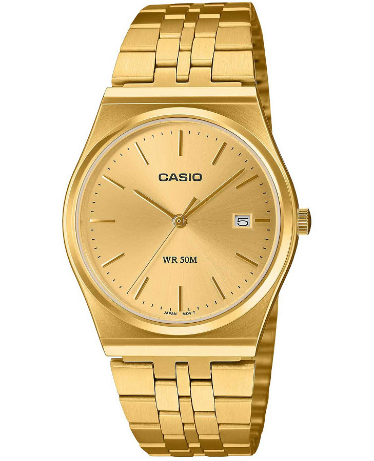 Часы Casio Collection MTP-B145GC-9A — мужские, золотистый