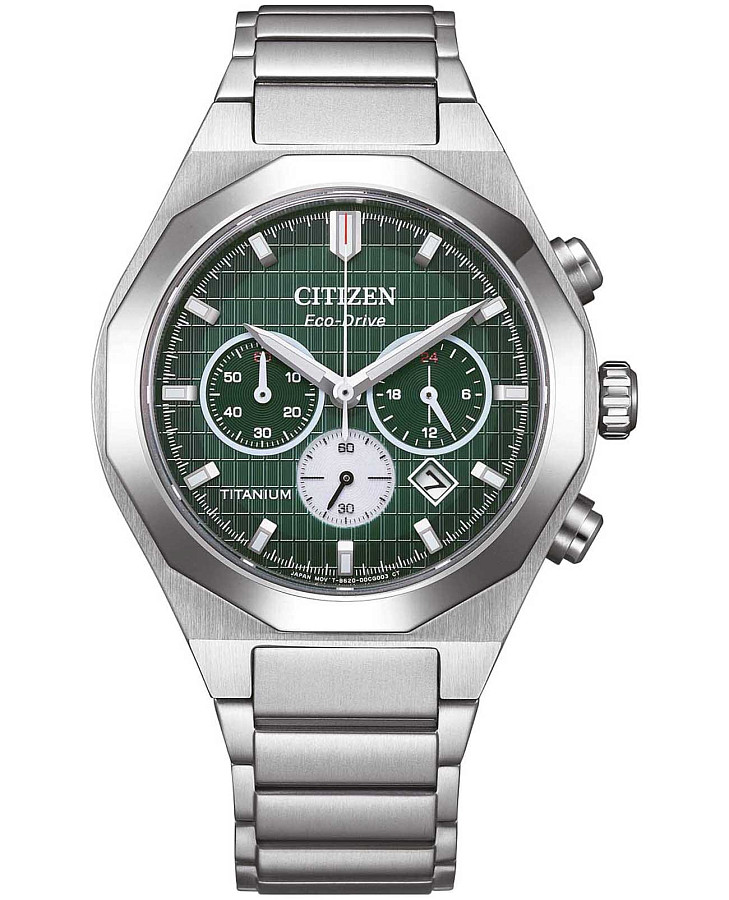Часы Citizen Zenshin CA4691-59X — мужские, зеленый