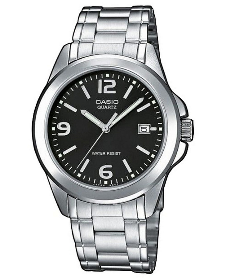 Часы Casio Collection MTP-1215A-1ADF (MTP-1215A-1A) — мужские, черный
