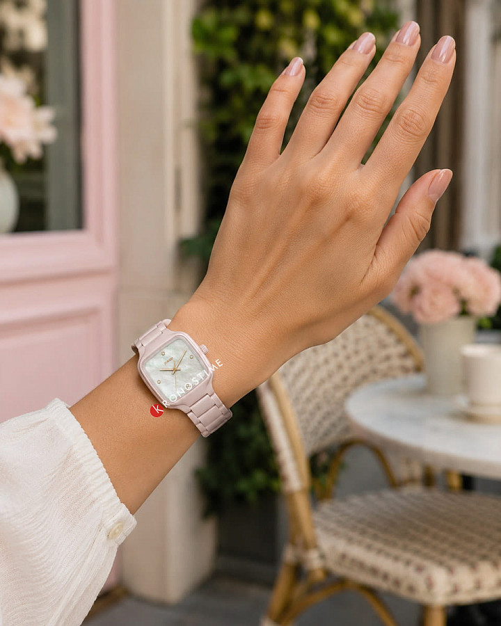 Часы Rado True Square Diamonds R27181902 — женские, высокотехнологичная керамика