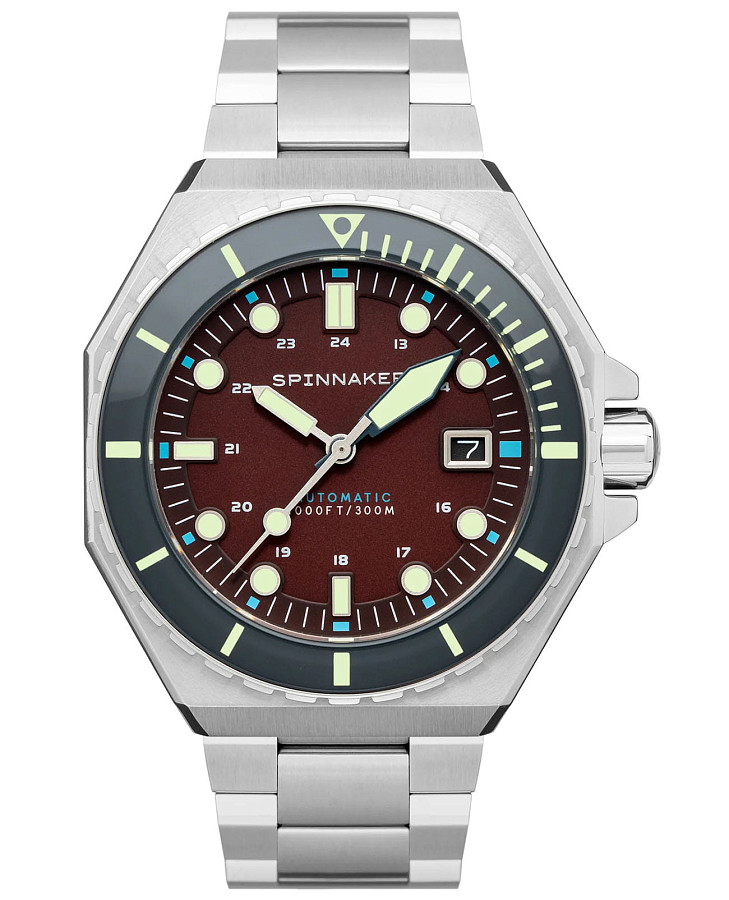 Часы Spinnaker Dumas SP-5081-AA — мужские, бордовый