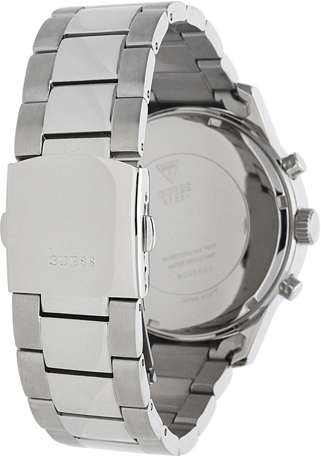 Часы Guess Atlas W0668G3 — мужские, нержавеющая сталь