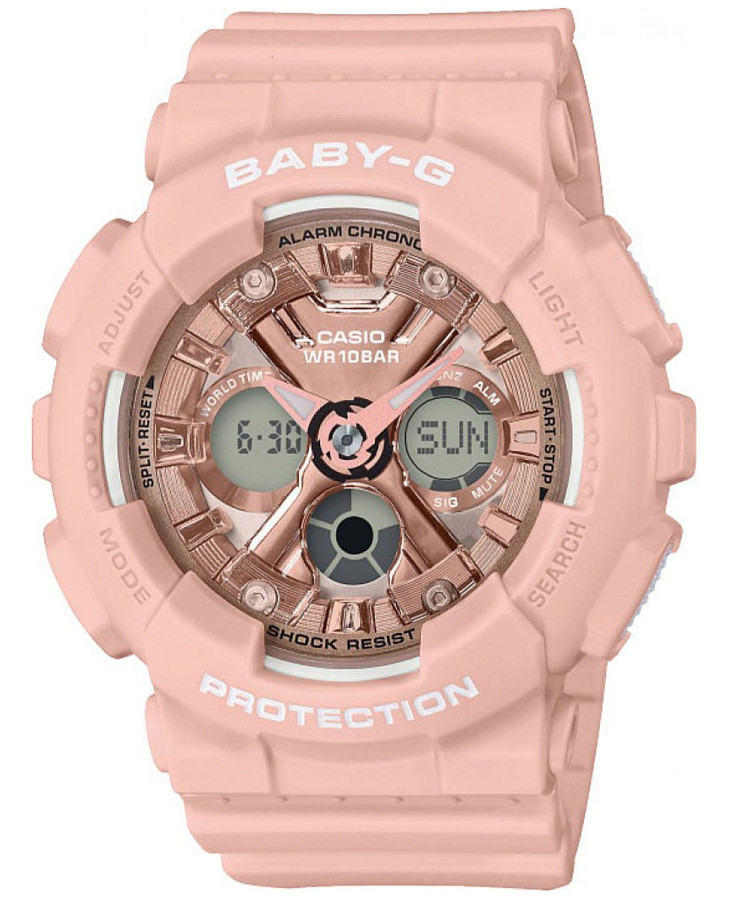 Часы Casio Baby-G BA-130-4A — женские, розовый