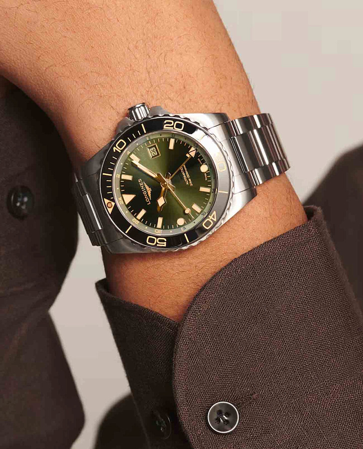 Часы Longines HydroConquest L3.790.4.06.6 — мужские, нержавеющая сталь