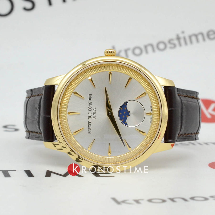 Часы Frederique Constant Classics Moneta Moonphase FC-206S3S5 — кварцевые, металл сталь