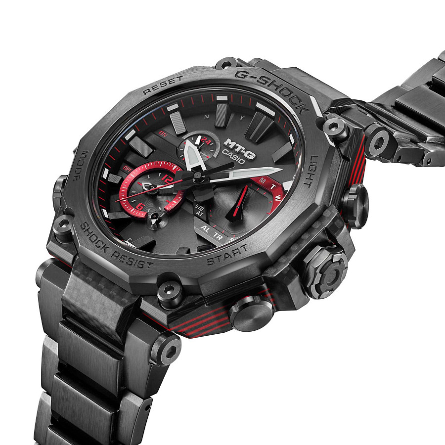 Часы Casio G-Shock Premium MTG-B2000YBD-1A — сталь + полимер, мужские