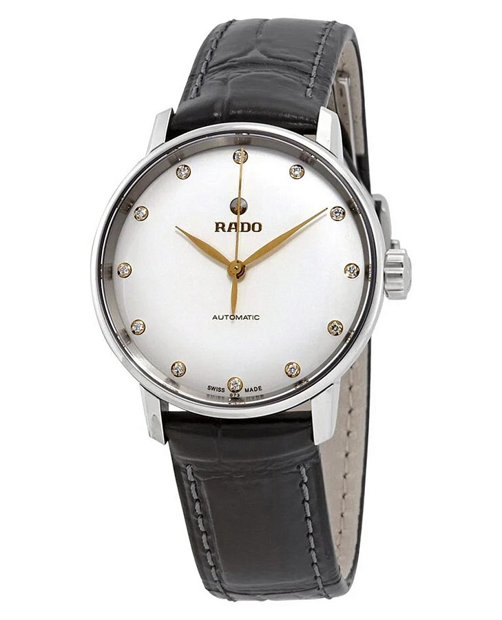 Часы Rado Coupole Classic Automatic Diamonds R22862735 — кожаный, женские