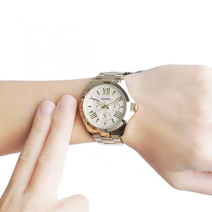 Часы Fossil Bannon AM4510 — сталь с ip покрытием, женские