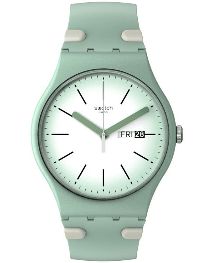 Часы Swatch New Gent SUOG712 — мужские, белый