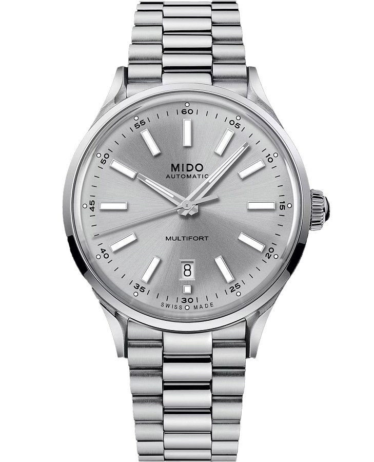 Часы Mido Multifort Patrimony Powerwind M040.407.11.031.00 — мужские, серый