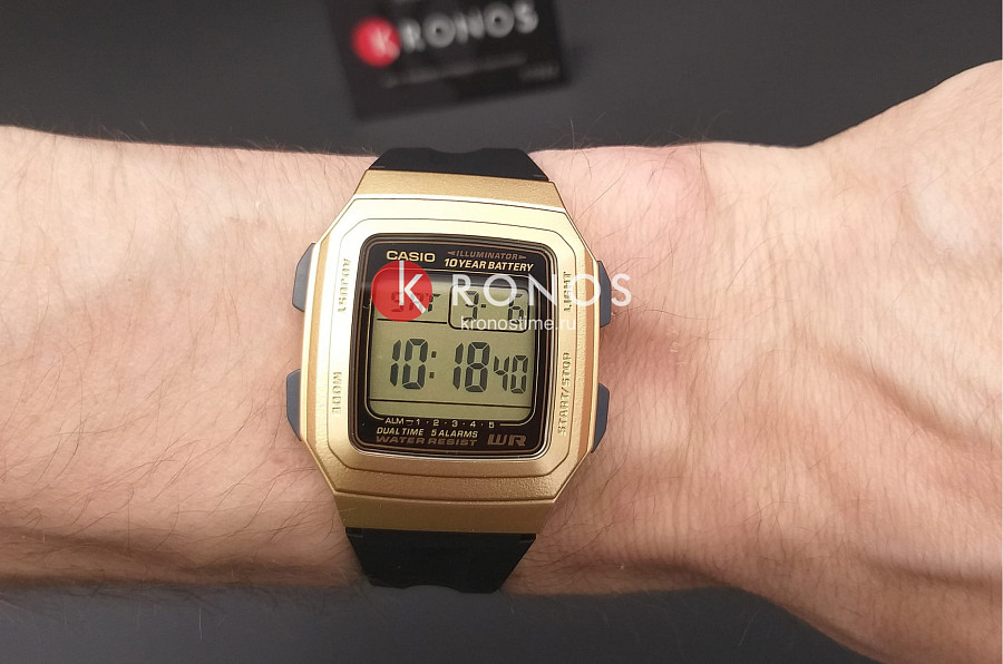 Часы Casio Collection F-201WAM-9A — Япония, кварцевые
