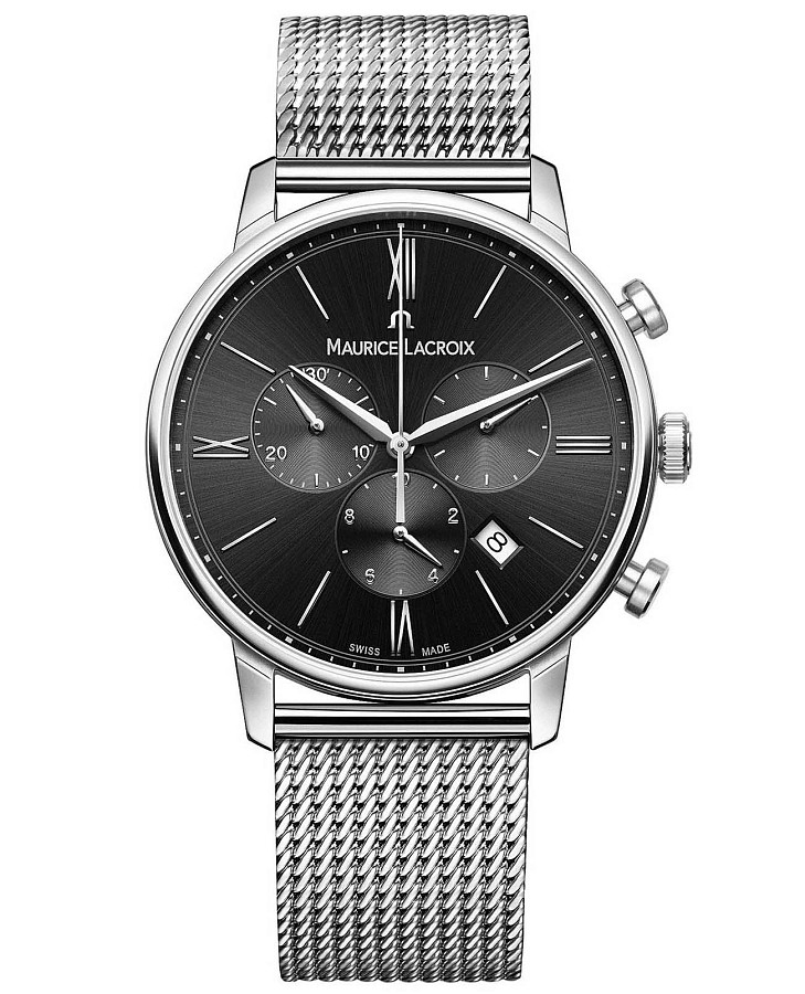 Часы Maurice Lacroix Eliros Chronograph EL1098-SS002-310-1 — мужские, черный