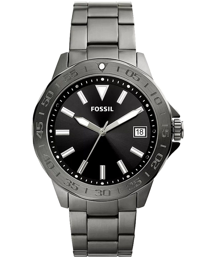 Часы Fossil Bannon BQ2785SET — мужские, черный