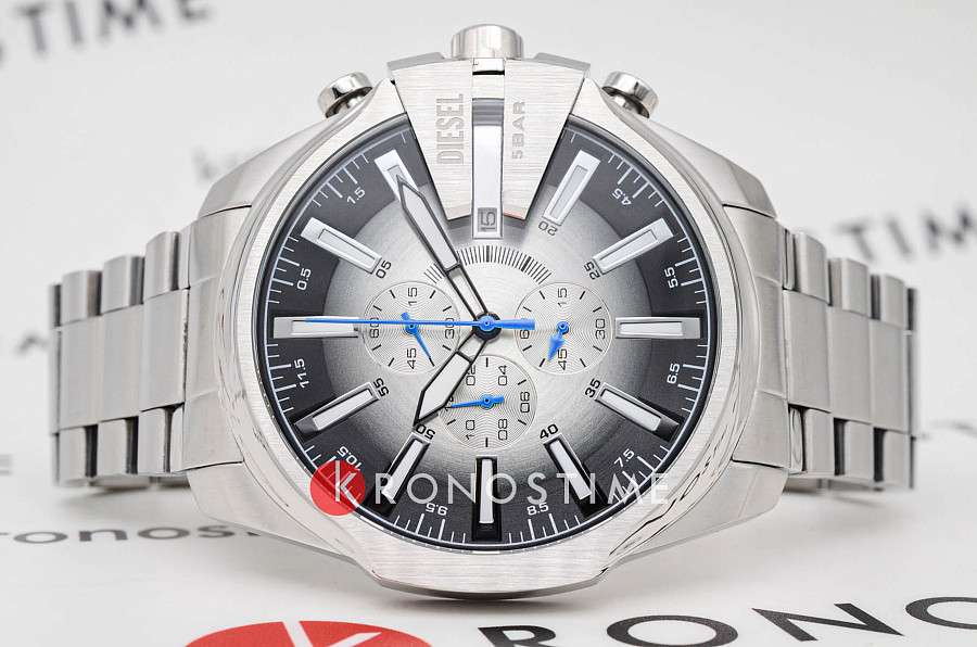 Часы Diesel Mega Chief Slim DZ4686 — кварцевые, металл сталь