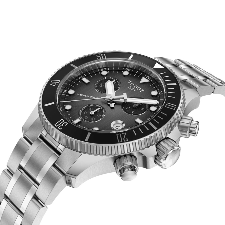 Часы Tissot Seastar 1000 Quartz Chronograph 38mm T120.217.11.061.00 — артикул T1202171106100