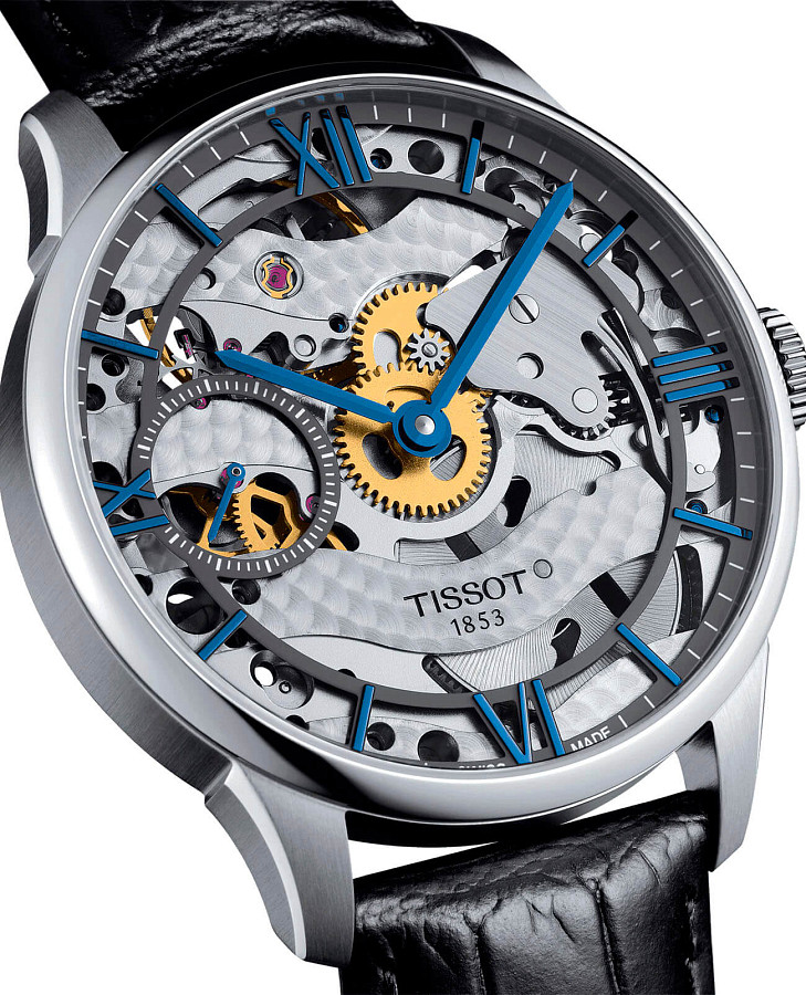 Часы Tissot Chemin des Tourelles Squelette T099.405.16.418.00 — сталь металл, Швейцария