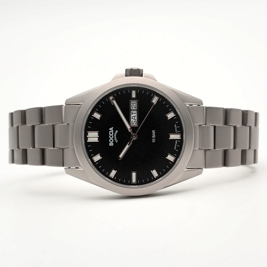 Часы Boccia Titanium 3683-02 — титан, Германия