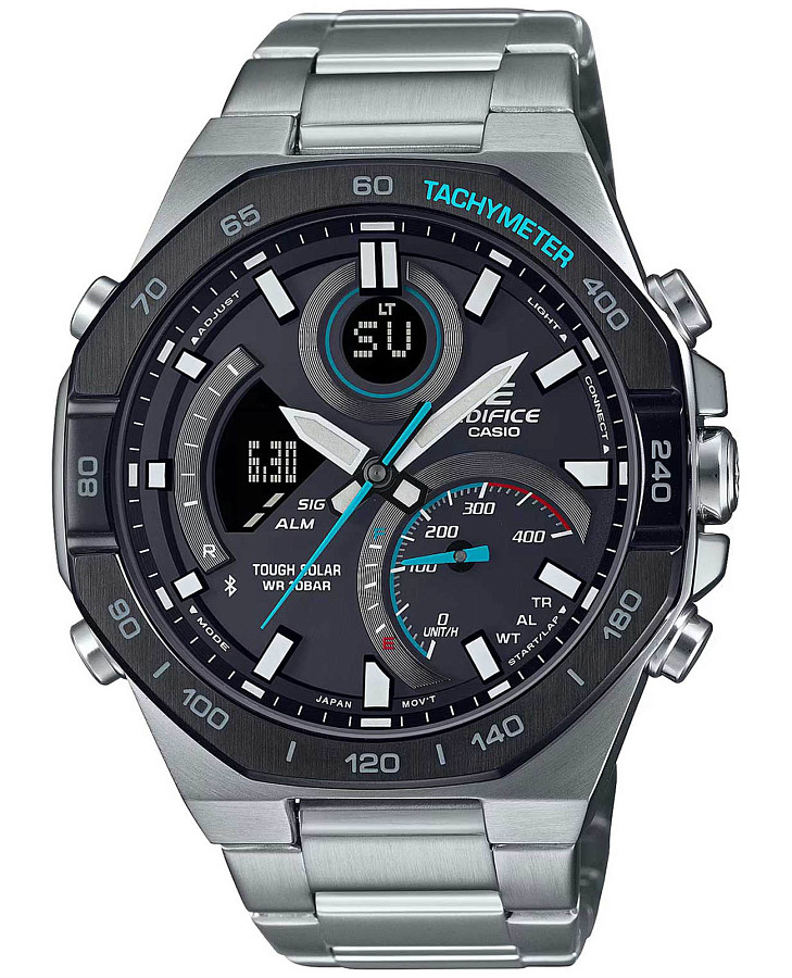 Часы Casio Edifice ECB-950DB-1ADF (ECB-950DB-1A) — мужские, черный