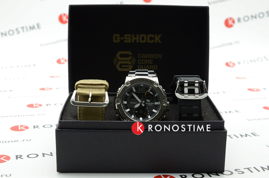 Часы Casio G-Shock GST-B300E-5A — мужские, титановый