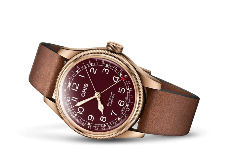 Часы Oris Big Crown Bronze Pointer Date 01 754 7741 3168-07 5 20 58BR — механические, бронза сталь