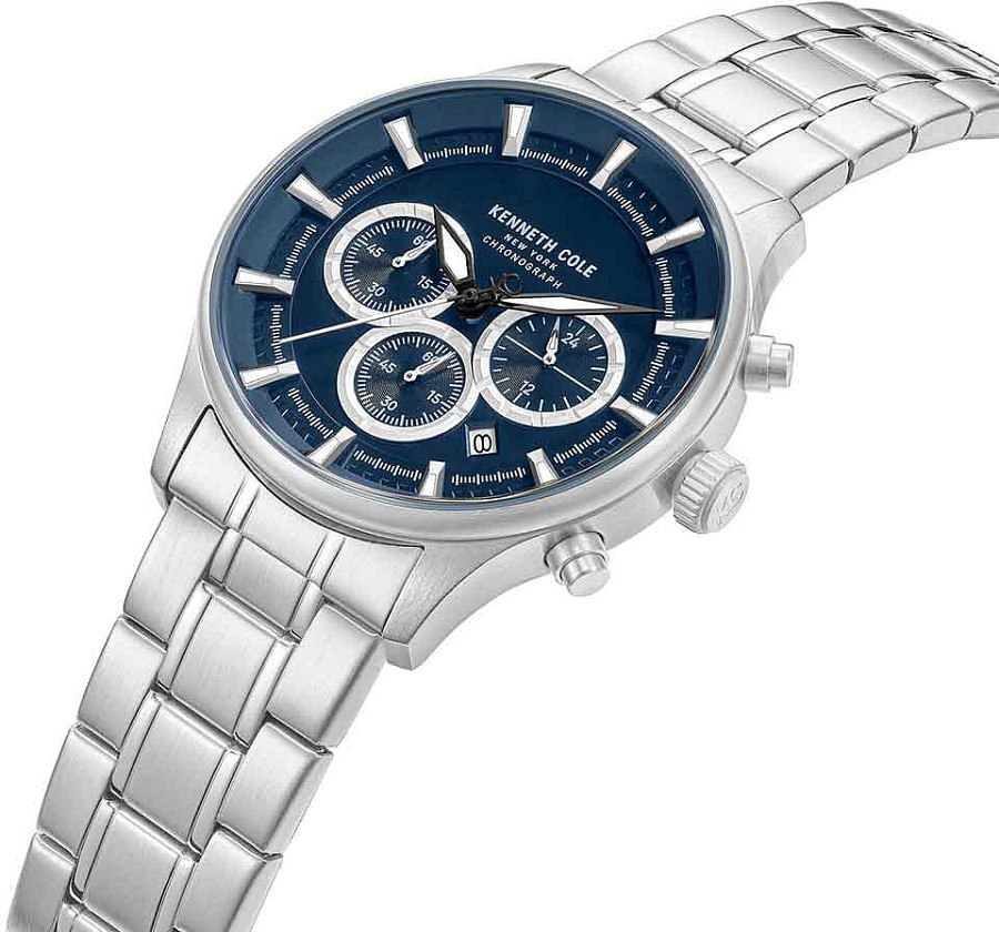 Часы Kenneth Cole KCWGI0058401 — кварцевые, сталь металл
