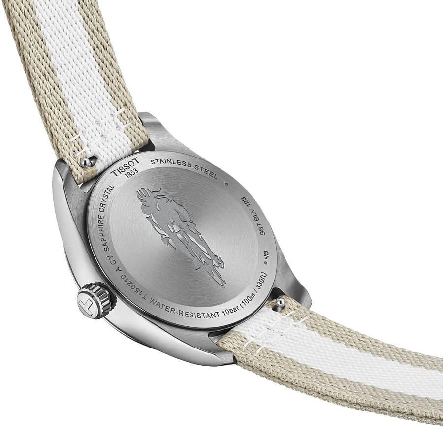 Часы Tissot PR 100 Cycling 34mm T150.210.17.037.00 — кварцевые, Швейцария, женские