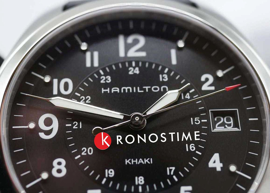 Часы Hamilton Khaki Field Quartz H68551733 — сталь, Швейцария
