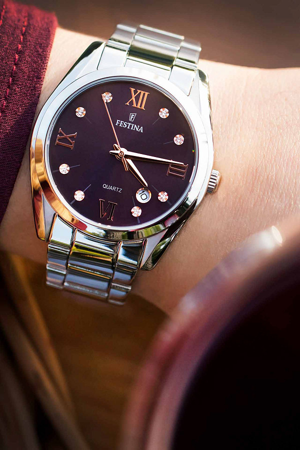 Часы Festina Boyfriend F16790/E — женские, серебристый