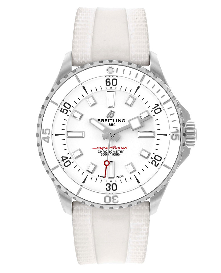 Часы Breitling Superocean Automatic 42 A17375A71A1S1 — мужские, белый