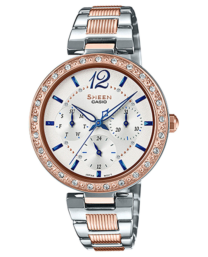 Часы Casio Sheen SHE-3065SPG-7B — женские, шампань