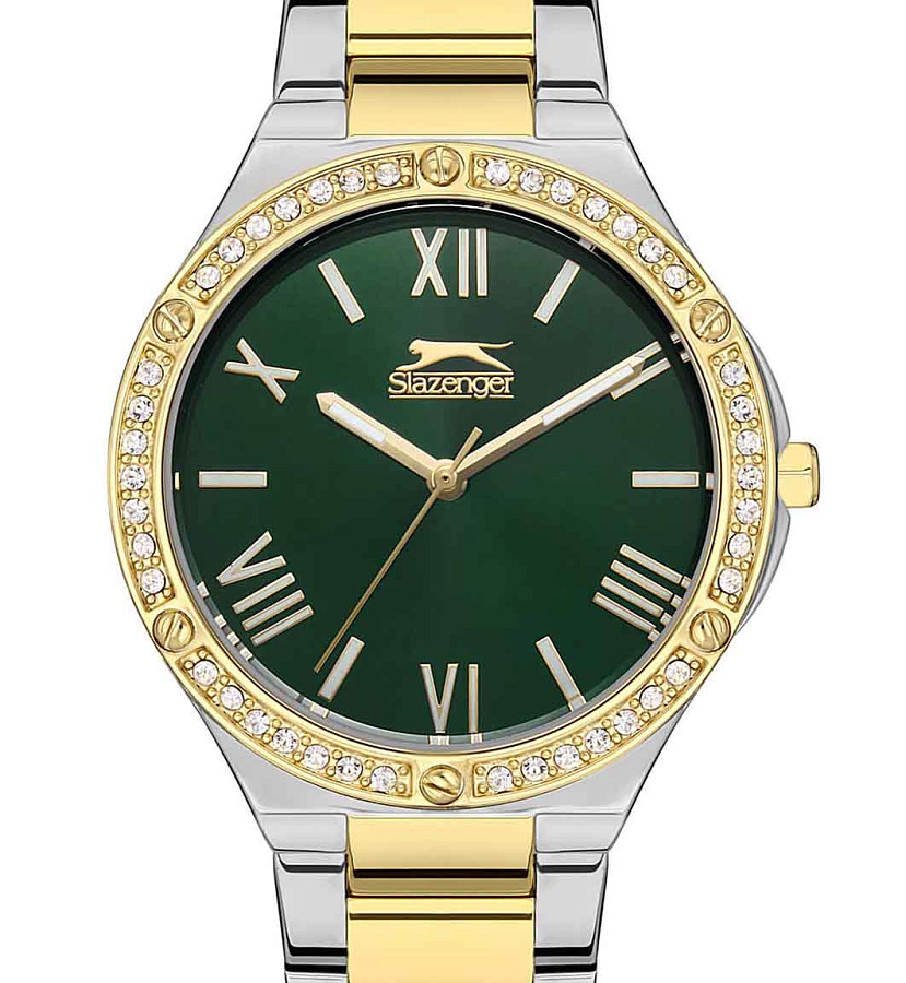 Часы Slazenger SL.09.2141.3.03 — кварцевые, суперметалл металл
