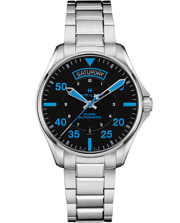 Hamilton Khaki Aviation Pilot Day Date Air Zermatt Auto H64625131