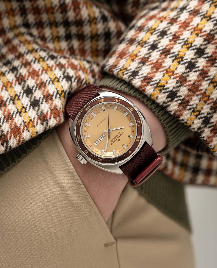 Часы Hamilton American Classic Pan Europ Day Date Auto H35435820 — механические, сталь металл