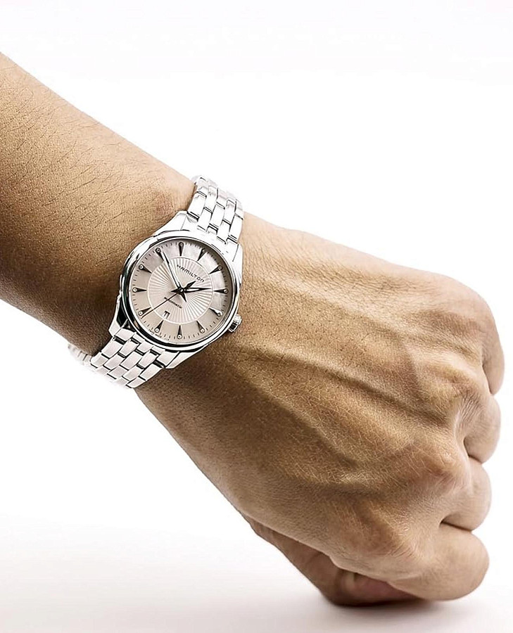 Часы Hamilton Jazzmaster Lady Auto H42215111 — механические, сталь металл